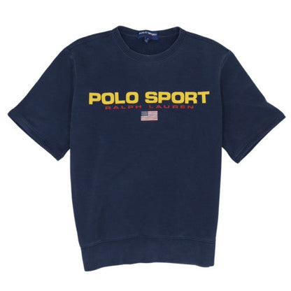 Ralph Lauren Polo Sport Men's Blue M Pullover Short Sleeve Sweatshirt
