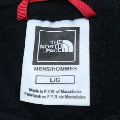 The North Face Men's Black Pullover Hoodie Size L Cotton Fleece