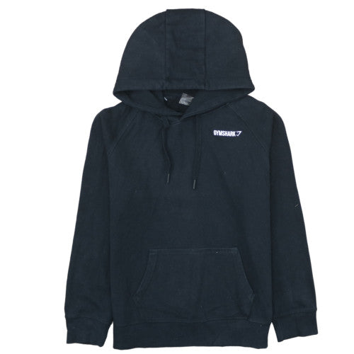 Gymshark Mens Black Pullover Hoodie Medium Hooded Sweatshirt