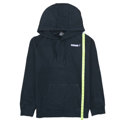 Gymshark Mens Black Pullover Hoodie Medium Hooded Sweatshirt