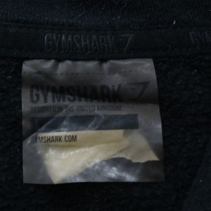 Gymshark Mens Black Pullover Hoodie Medium Hooded Sweatshirt