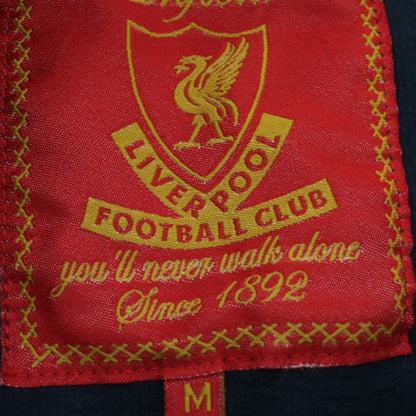 Liverpool FC Men's Navy Full Zip Sweatshirt Medium Embroidered Anfield Design