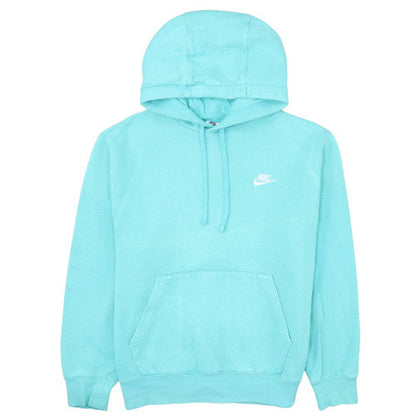 Nike Womens Blue Pullover Hoodie Medium Hooded Sweatshirt