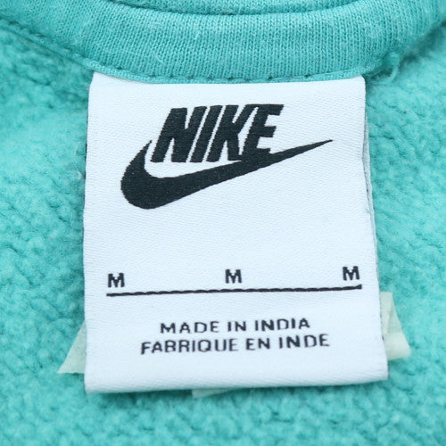 Nike Womens Blue Pullover Hoodie Medium Hooded Sweatshirt