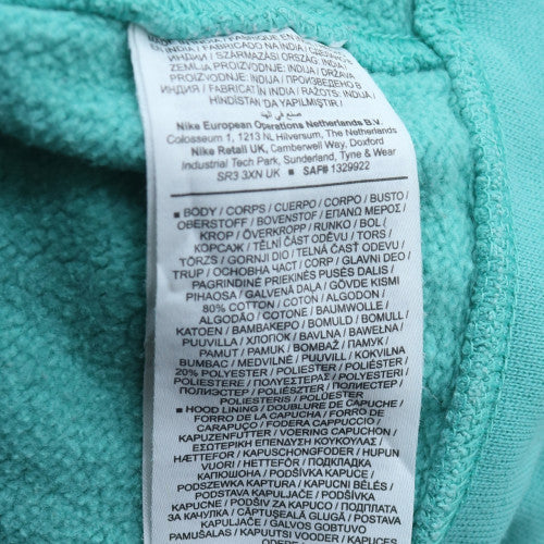 Nike Womens Blue Pullover Hoodie Medium Hooded Sweatshirt