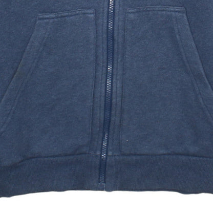 Adidas Men's Blue Full Zip Hoodie Medium Sports Fleece