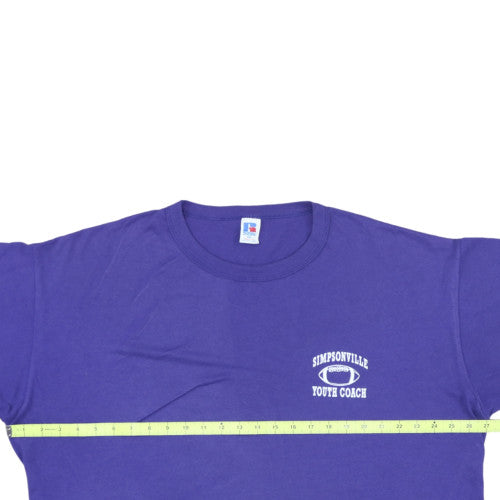 Russell Athletic Men's Purple 2XL Sports Graphic T-Shirt