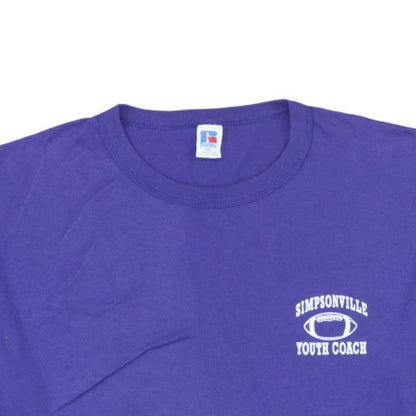Russell Athletic Men's Purple 2XL Sports Graphic T-Shirt
