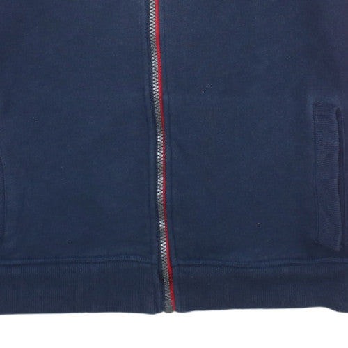 Tommy Hilfiger Teens Red Blue Full Zip Hoodie XL (20) Cotton Blend