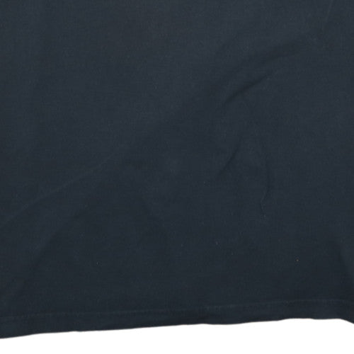 Nautica Men's Black 2XL V-Neck Cotton T-Shirt