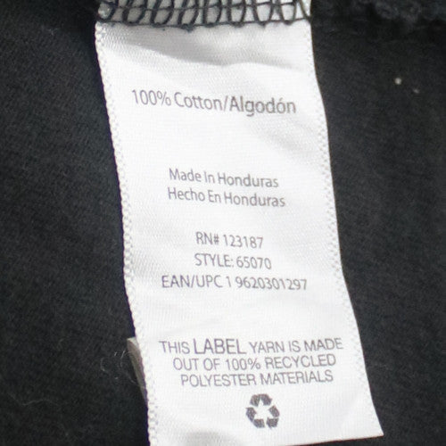 Wrangler Men's Black 4XL Pocket Crew Neck Cotton T-Shirt