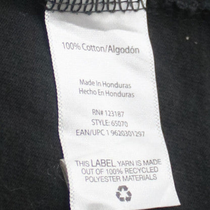 Wrangler Men's Black 4XL Pocket Crew Neck Cotton T-Shirt