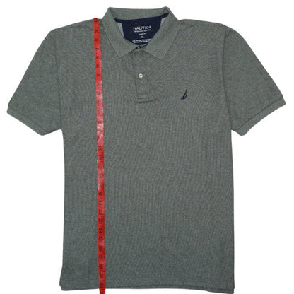 Nautica Men's Grey Classic Fit 2XL Performance Polo Shirt