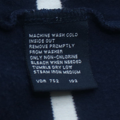 Nautica Men's Blue Striped Cotton Polo Shirt XL Regular Fit