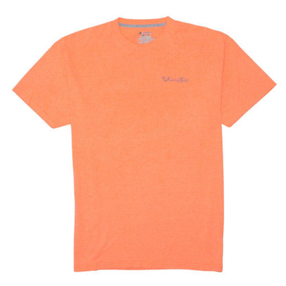 Columbia Men's Orange Short Sleeve Graphic Outdoor T-Shirt M