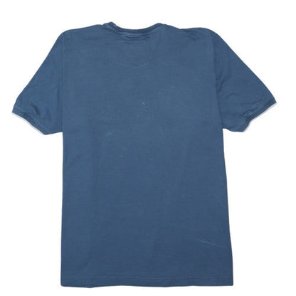 Adidas Men's Blue 3XL Short Sleeve Cotton Crew Neck T-Shirt
