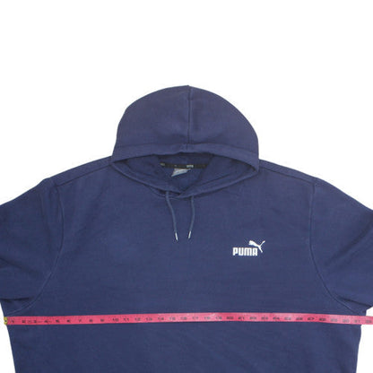 Puma Men's Blue 5XL Pullover Hoodie Sweatshirt Fleece Regular Fit
