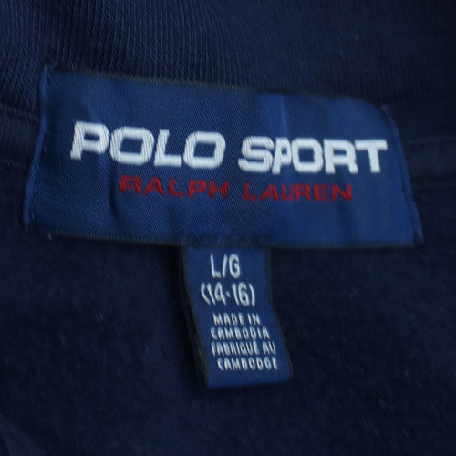 Ralph Lauren Polo Sport Boys Navy 1/4 Zip Sweatshirt Size 14-16 Years