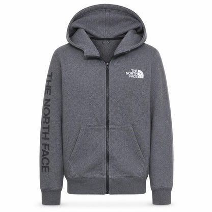The North Face Men's Grey Full Zip Hoodie Size S Regular Fit
