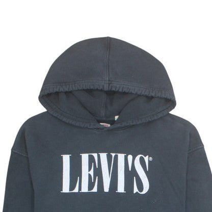 Levi's Men's Black Relaxed Fit Pullover Hoodie Size L