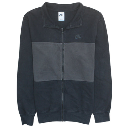 Nike Men's Black Full Zip Fleece Sweatshirt Size S Regular Fit