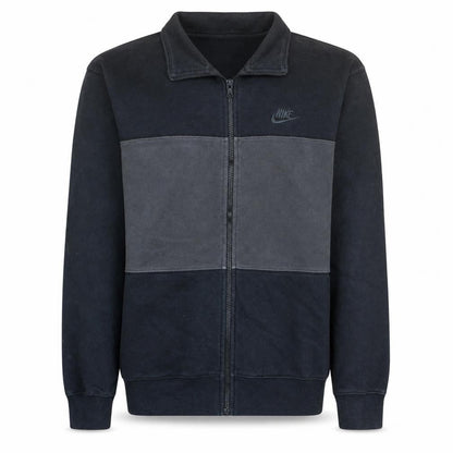 Nike Men's Black Full Zip Fleece Sweatshirt Size S Regular Fit