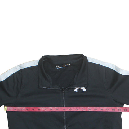 Under Armour Boys Black Full Zip Sweatshirt Size 158 Sports Top