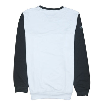 Lacoste Men's Black White 2XL Crew Neck Pullover Sweatshirt