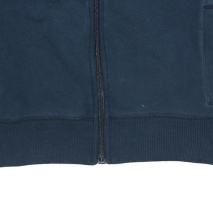 Reebok Women Navy Full Zip Sweatshirt Size M Classic Sportswear