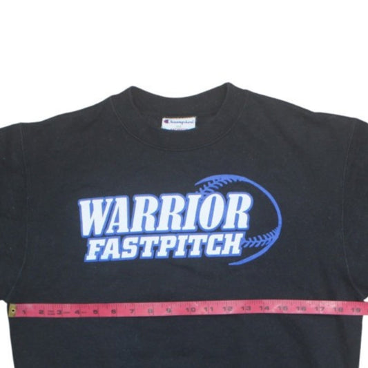 Champion Women's Black Warrior Fastpitch Sweatshirt Size S