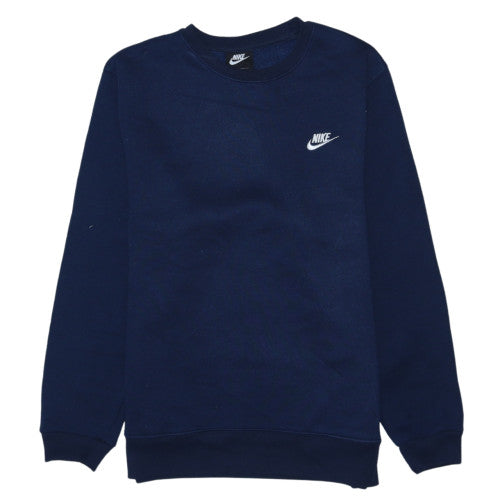 Nike Men's Blue Crew Neck Pullover Sweatshirt M Regular Fit