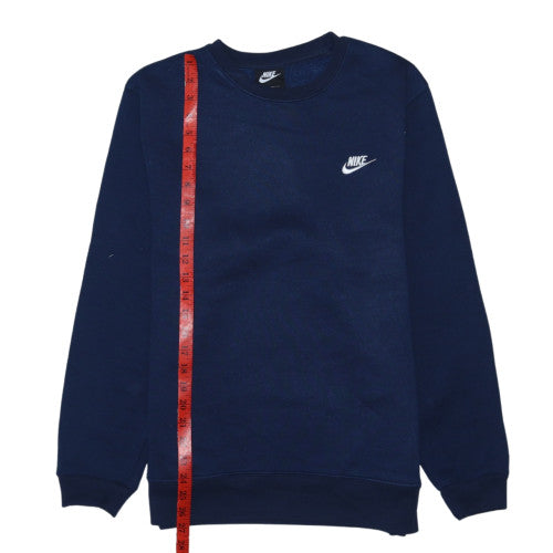 Nike Men's Blue Crew Neck Pullover Sweatshirt M Regular Fit