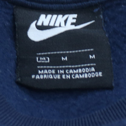 Nike Men's Blue Crew Neck Pullover Sweatshirt M Regular Fit