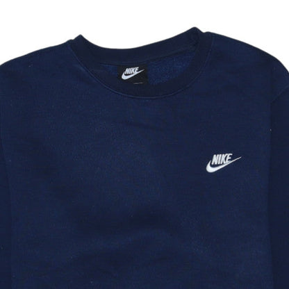 Nike Men's Blue Crew Neck Pullover Sweatshirt M Regular Fit