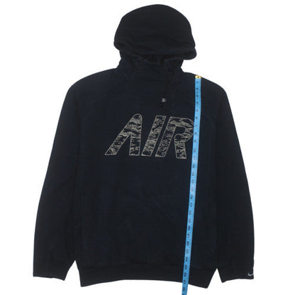 Nike Men's Black Pullover Hoodie L Graphic Sports Fleece Jumper