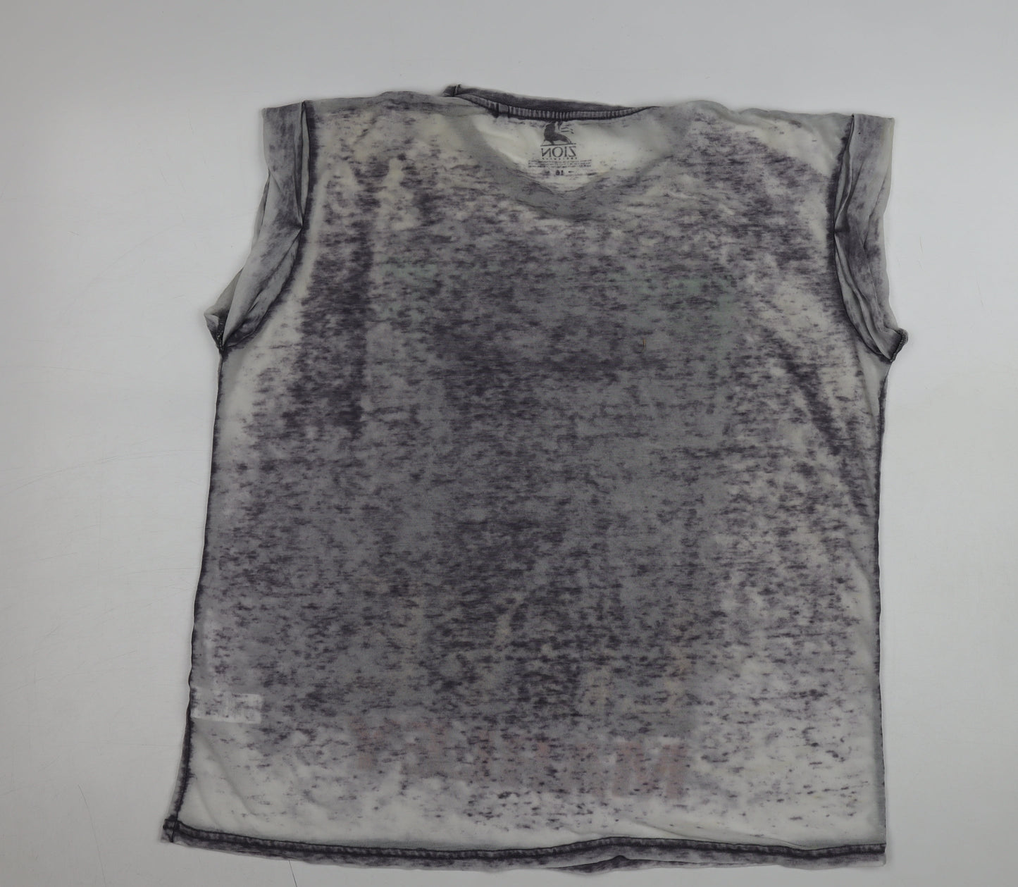 Zion Rootswear Women's Grey Bob Marley Sleeveless Graphic T-Shirt Size 16
