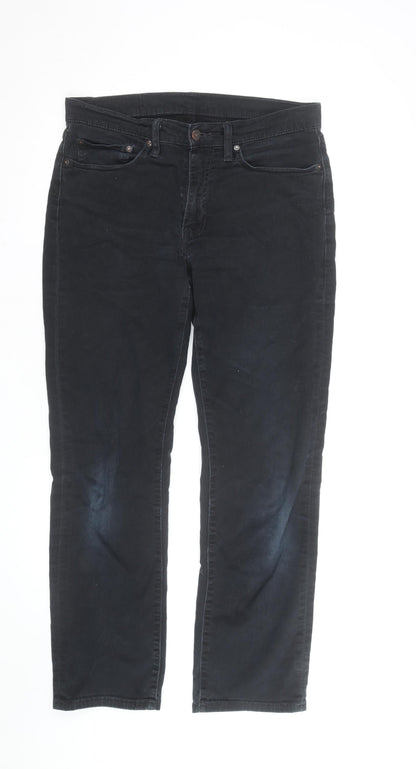 Levi's 511 Men's Black Slim Fit Straight Denim Jeans 32W 32L