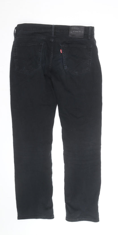 Levi's 511 Men's Black Slim Fit Straight Denim Jeans 32W 32L