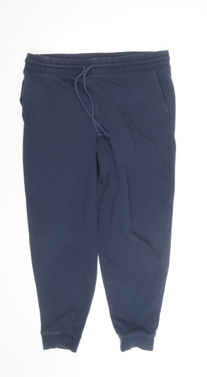 Marks and Spencer Women’s Blue Jogger Trousers Size 10 Cotton Blend