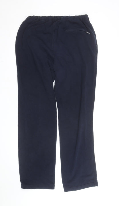 Marks and Spencer Blue Harbour Men's Navy Cotton Sweatpants M