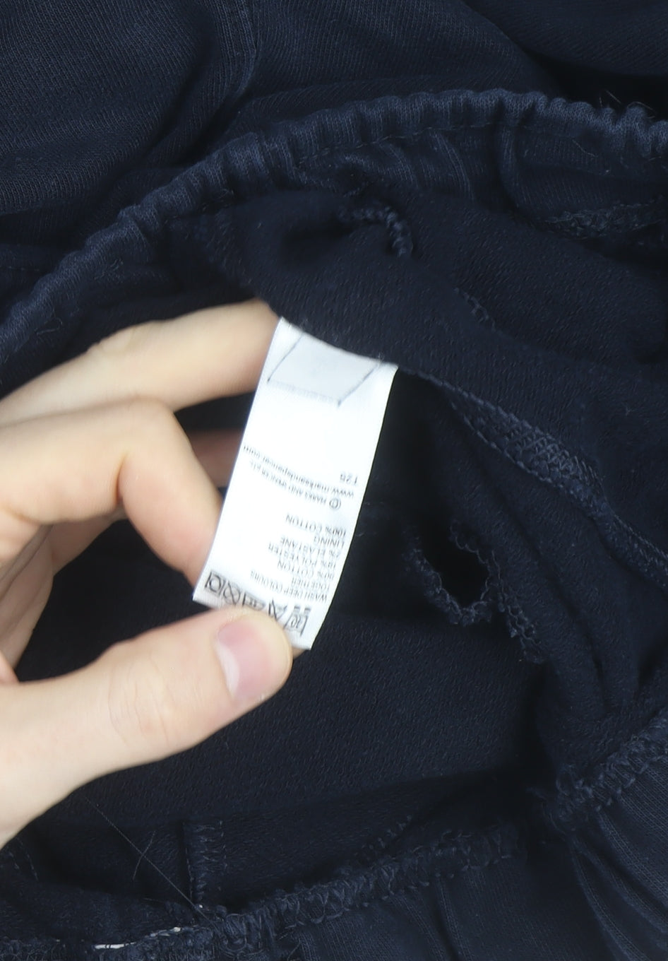 Marks and Spencer Blue Harbour Men's Navy Cotton Sweatpants M