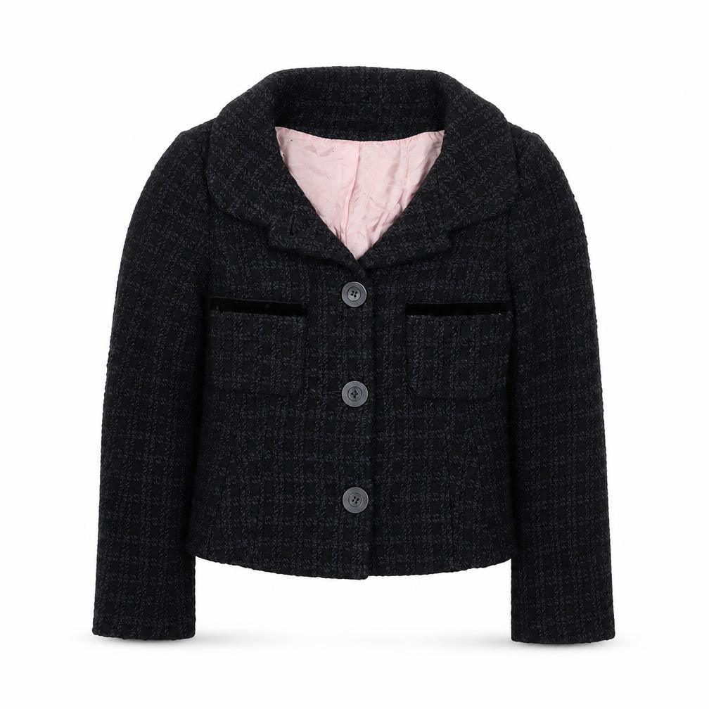 Principles Women’s Black Wool Blend Petite Blazer Jacket Size 10
