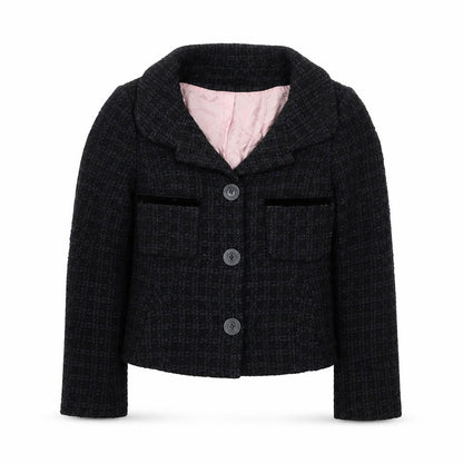 Principles Women’s Black Wool Blend Petite Blazer Jacket Size 10