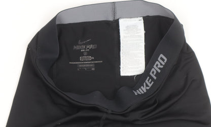 Nike Pro Women’s Black Capri Compression Leggings Size S Dri-Fit