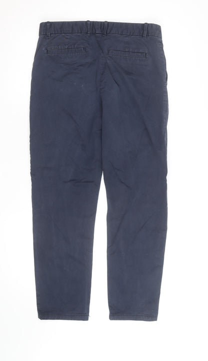 GAP Men's Blue Chino Trousers Size S Regular Straight Fit