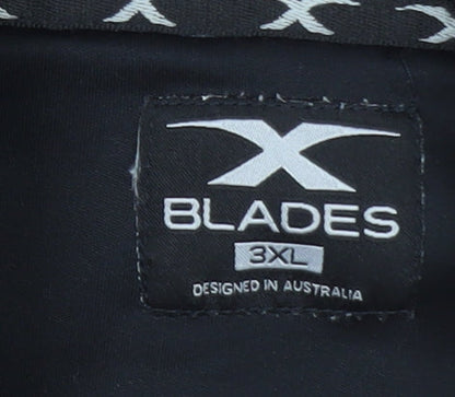 XBlades Men’s Black Gloucester Rugby 3XL Full Zip Hoodie