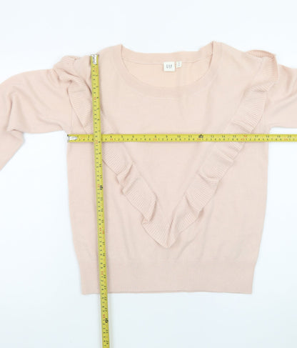 Womens UK Size M Gap Pink Pullover Jumper