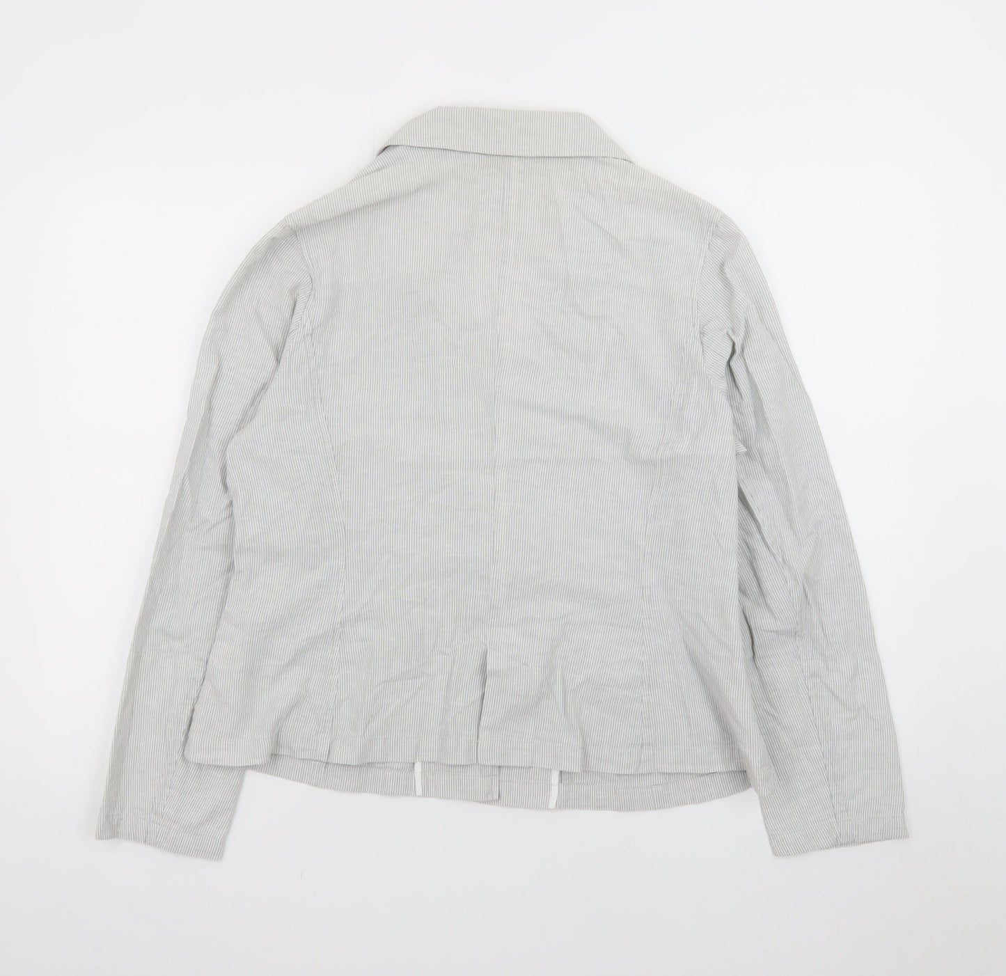 Marks and Spencer Women’s Grey Linen Blend Blazer Size 16