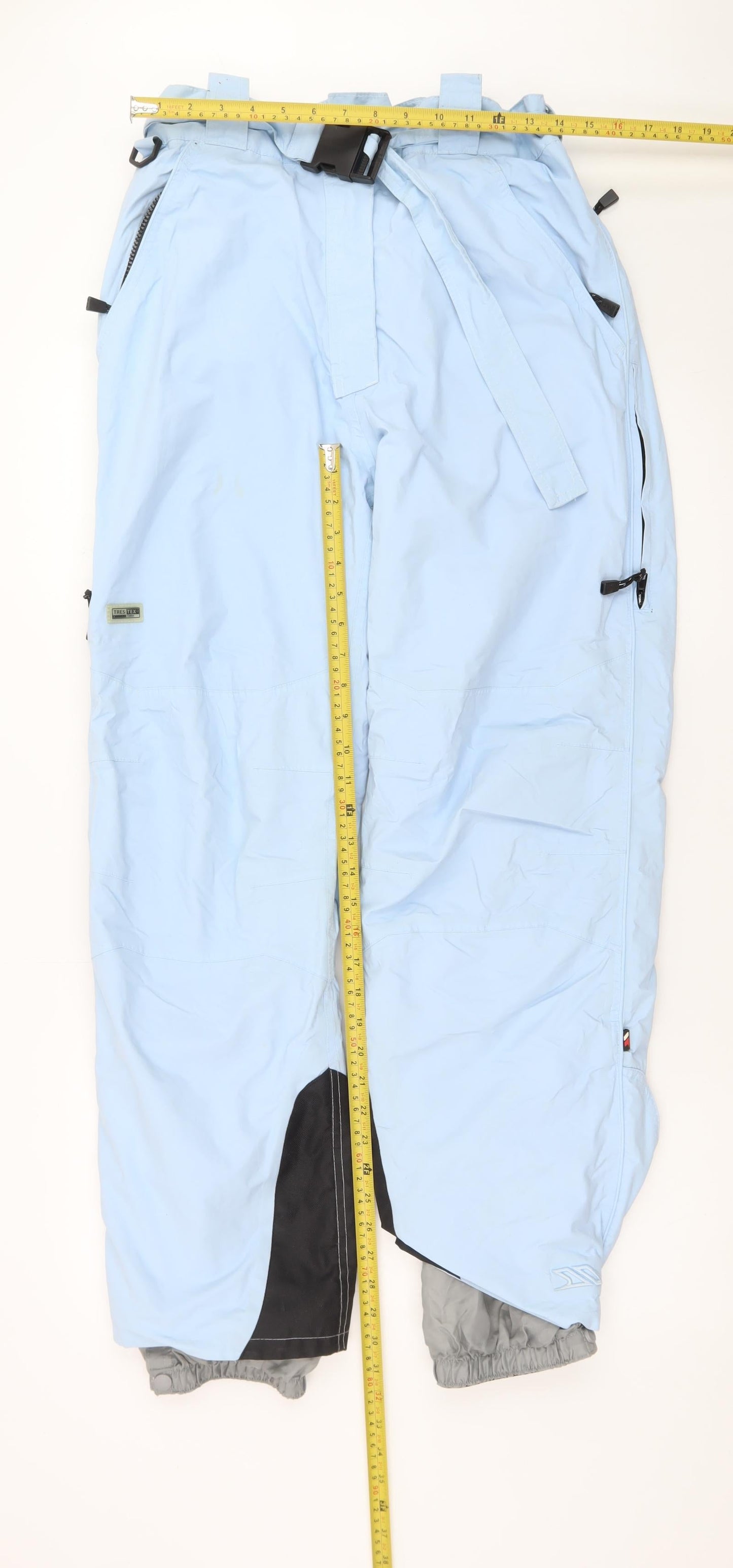 Trespass Women Blue L Snow Pants Waterproof Insulated Winter Trousers