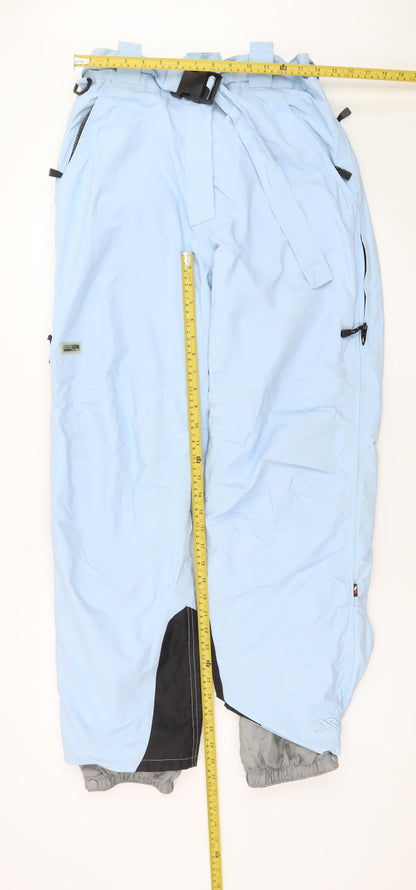 Trespass Women Blue L Snow Pants Waterproof Insulated Winter Trousers